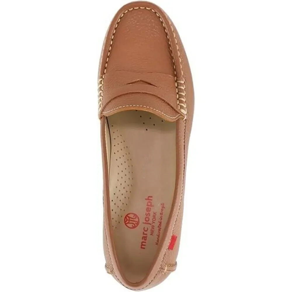 Marc Joseph New York Carroll Street Penny Loafer Women's US 8 Brown Shoes FZP634
